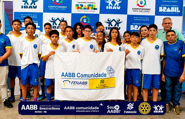 AABB Comunidade Patos <br> renova a esperança por meio da <br> formação de crianças atendidas pelo Programa